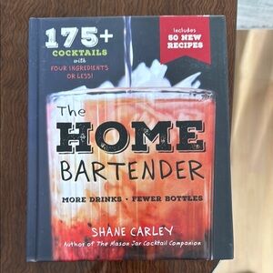 The Home Bartender by Shane Carley - Black